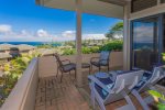 Enjoy sweeping ocean views of the neighboring island of Molokai all the way up the Kapalua coastline to the iconic surf spot, Honolua Bay
